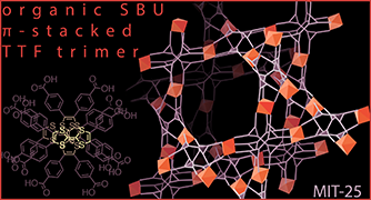 MIT-25 Mesoporous MOF π-Stacking Organic SBU